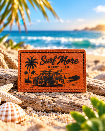 Surf More – Worry Less Coastal Patch