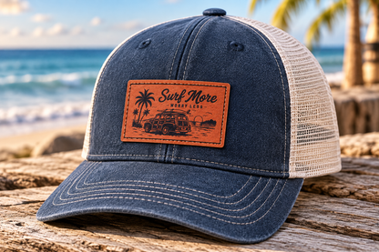 Surf More – Worry Less Coastal Patch