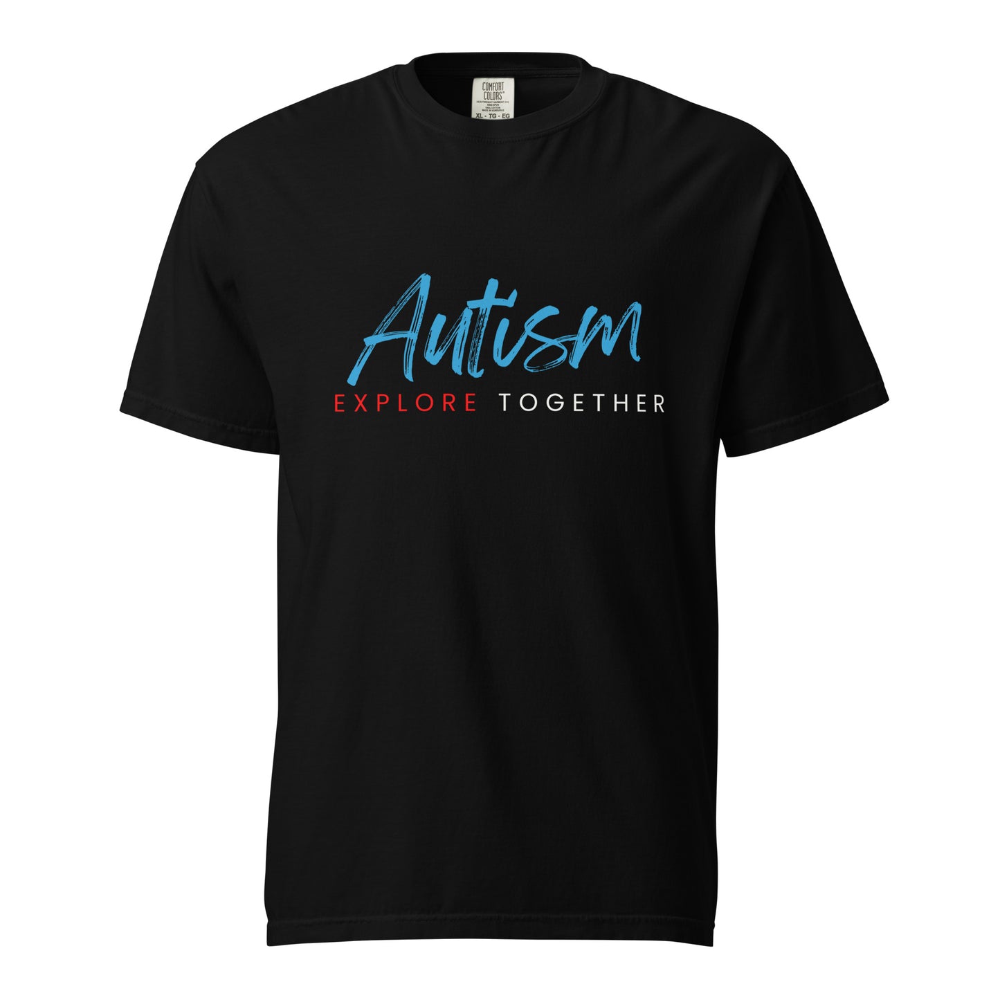 Unisex T-Shirt -Autism -  Explore Together -Blue