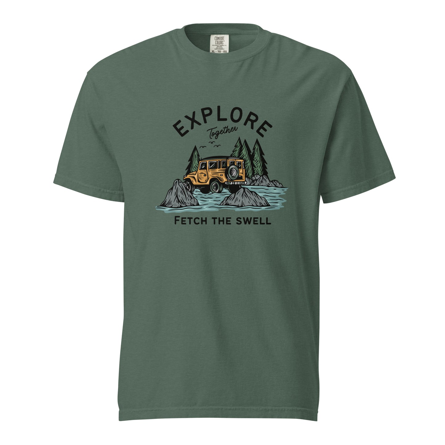 Unisex T-Shirt-Jeep-Mountain