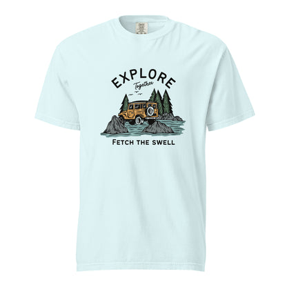 Unisex T-Shirt-Jeep-Mountain