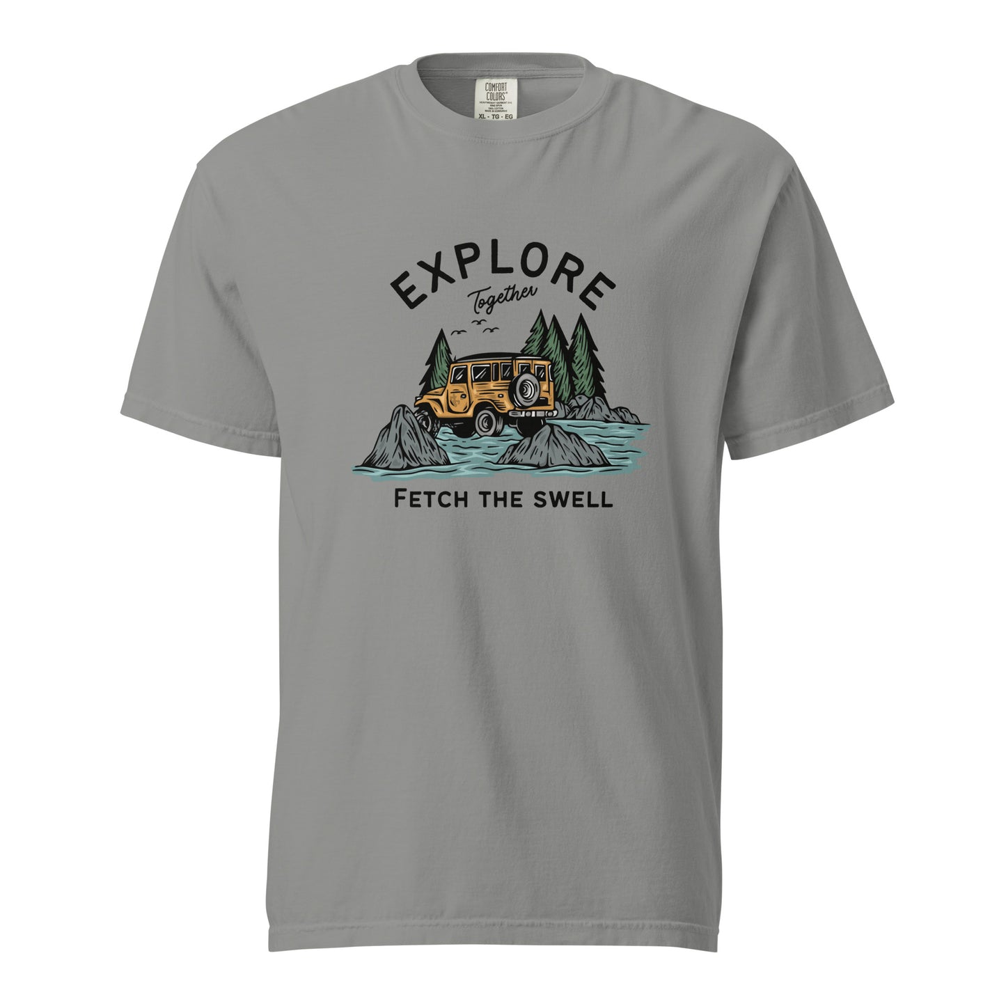 Unisex T-Shirt-Jeep-Mountain