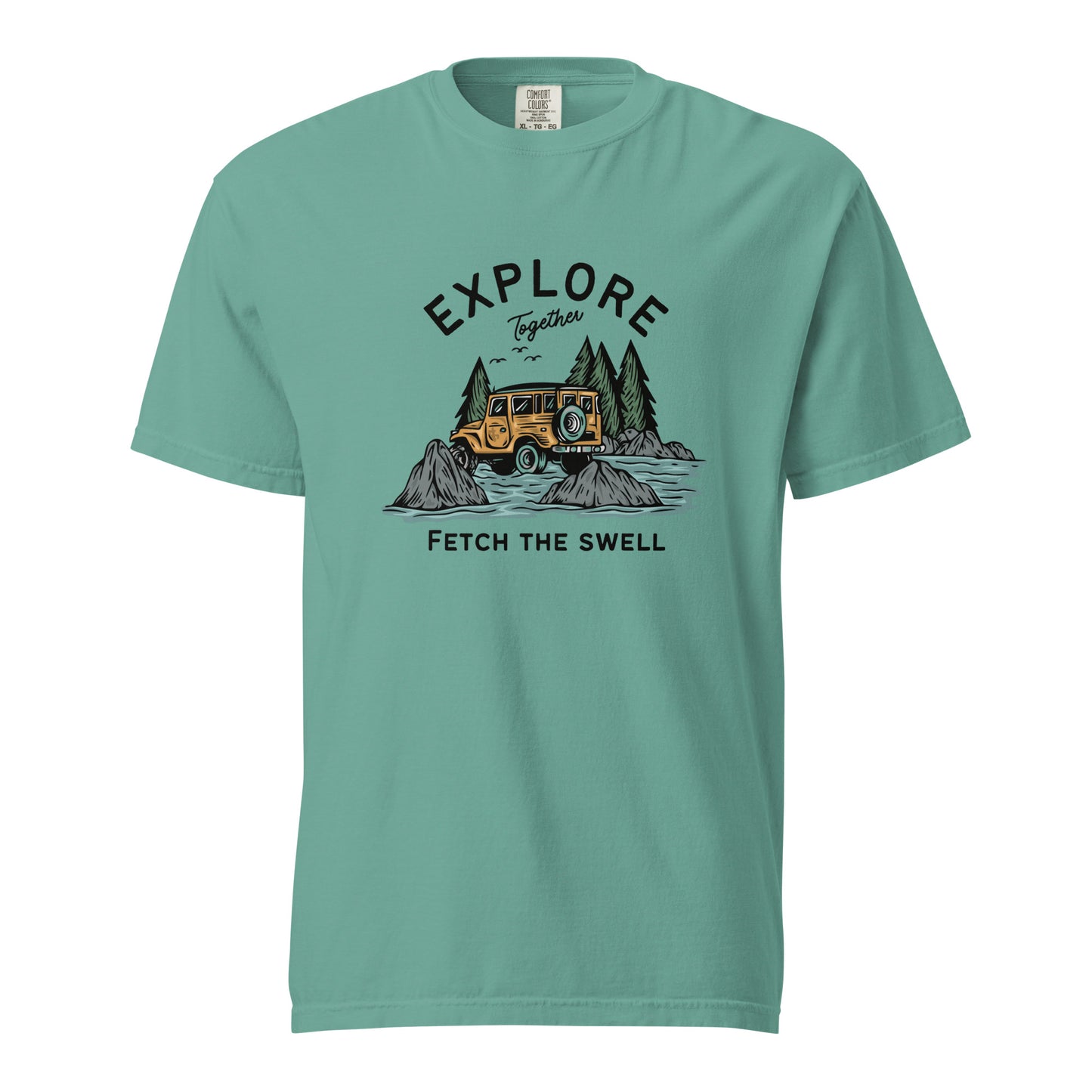 Unisex T-Shirt-Jeep-Mountain