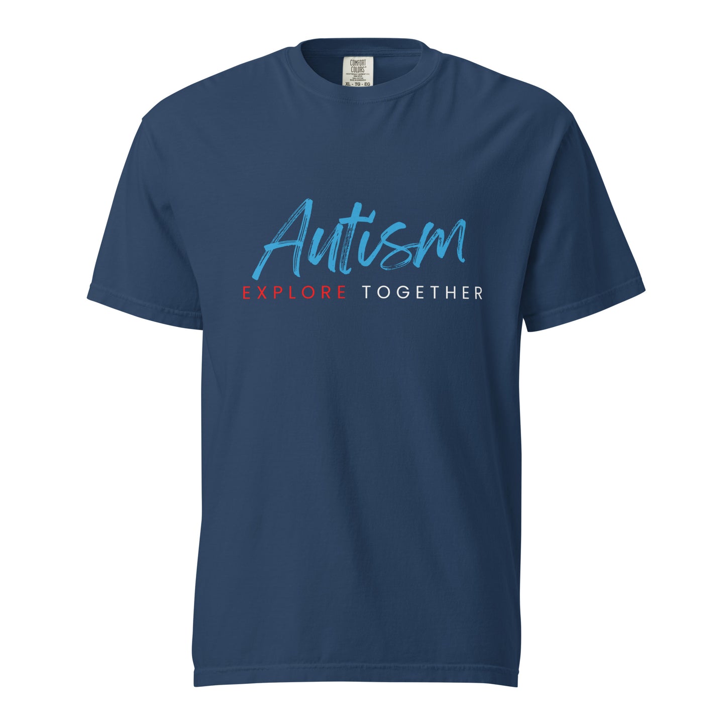 Unisex T-Shirt -Autism -  Explore Together -Blue
